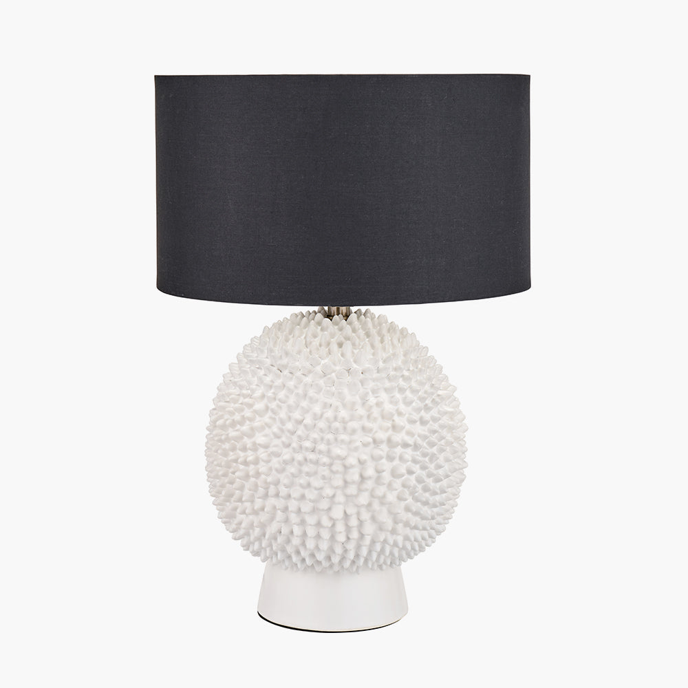Wrenley Cream Ceramic Sea Urchin Table Lamp - Base Only